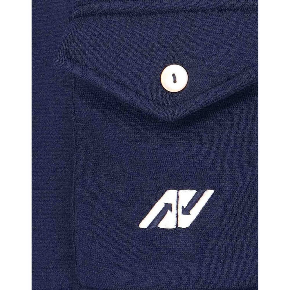 Cardigan en Nylon Bleu Autry pour Hommes