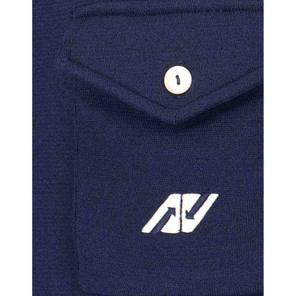 Gilet en nylon bleu Autry