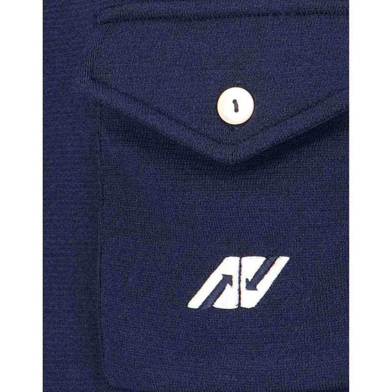 Autry Blue Nylon Cardigan for Men