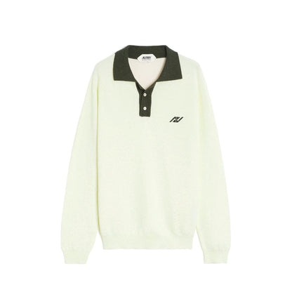 Autry Tweekleurig Katoenen Poloshirt
