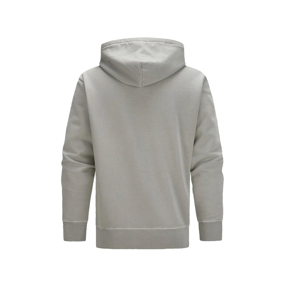 Autry Gray Cotton Hoodie for Men