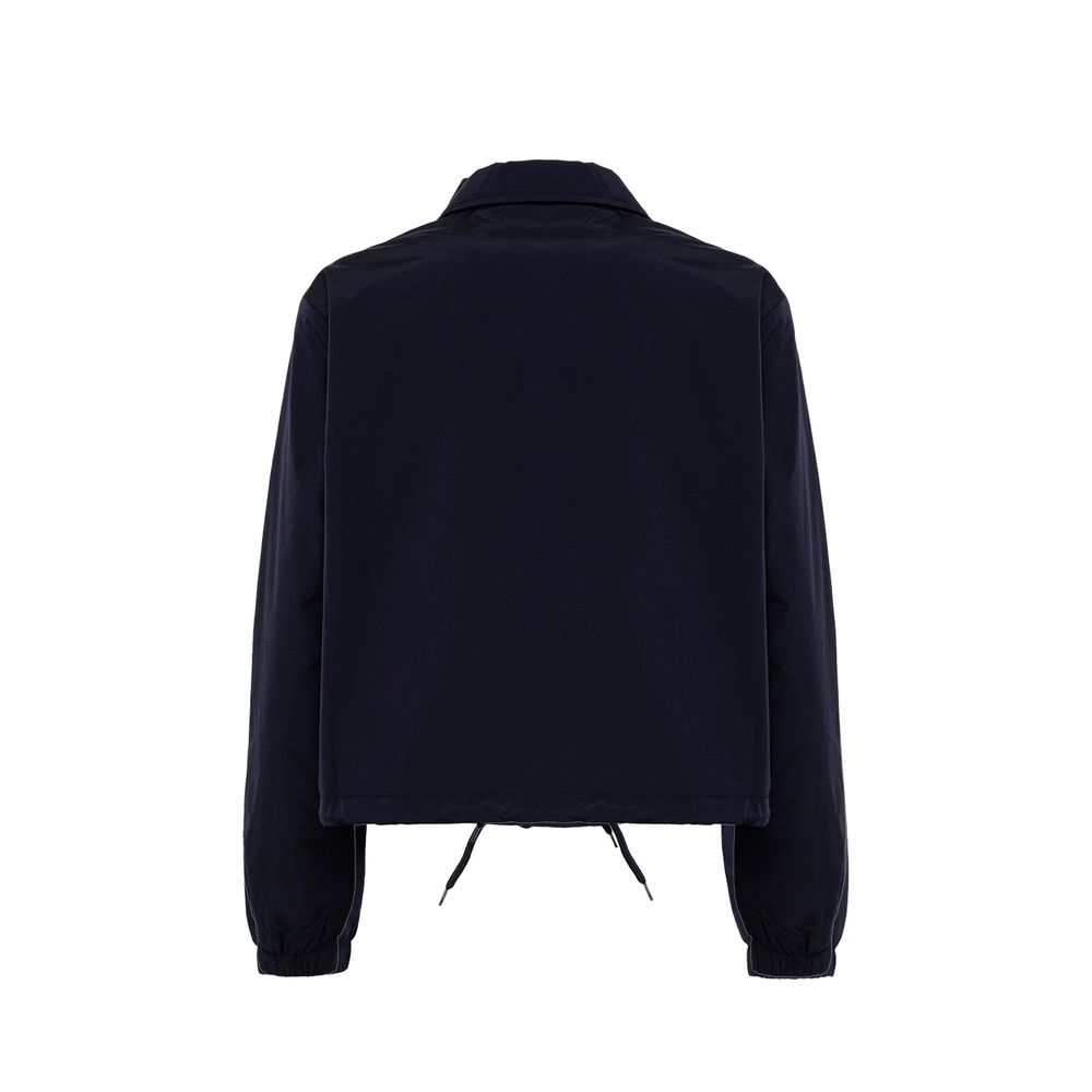 Autry Blue Polyester Full-Length Jacket for Women