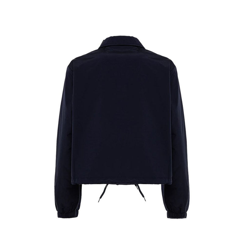 Autry Blue Polyester Full-Length Jacket for Women