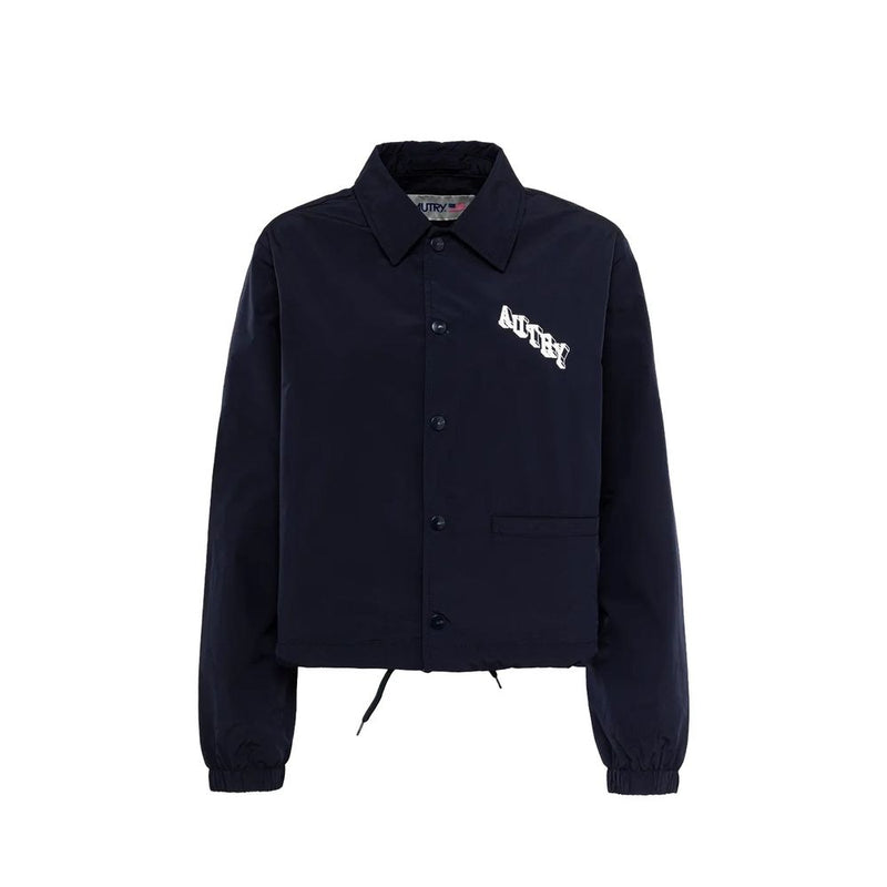 Autry Blue Polyester Shell Jacket for Women - Stylish & Functional