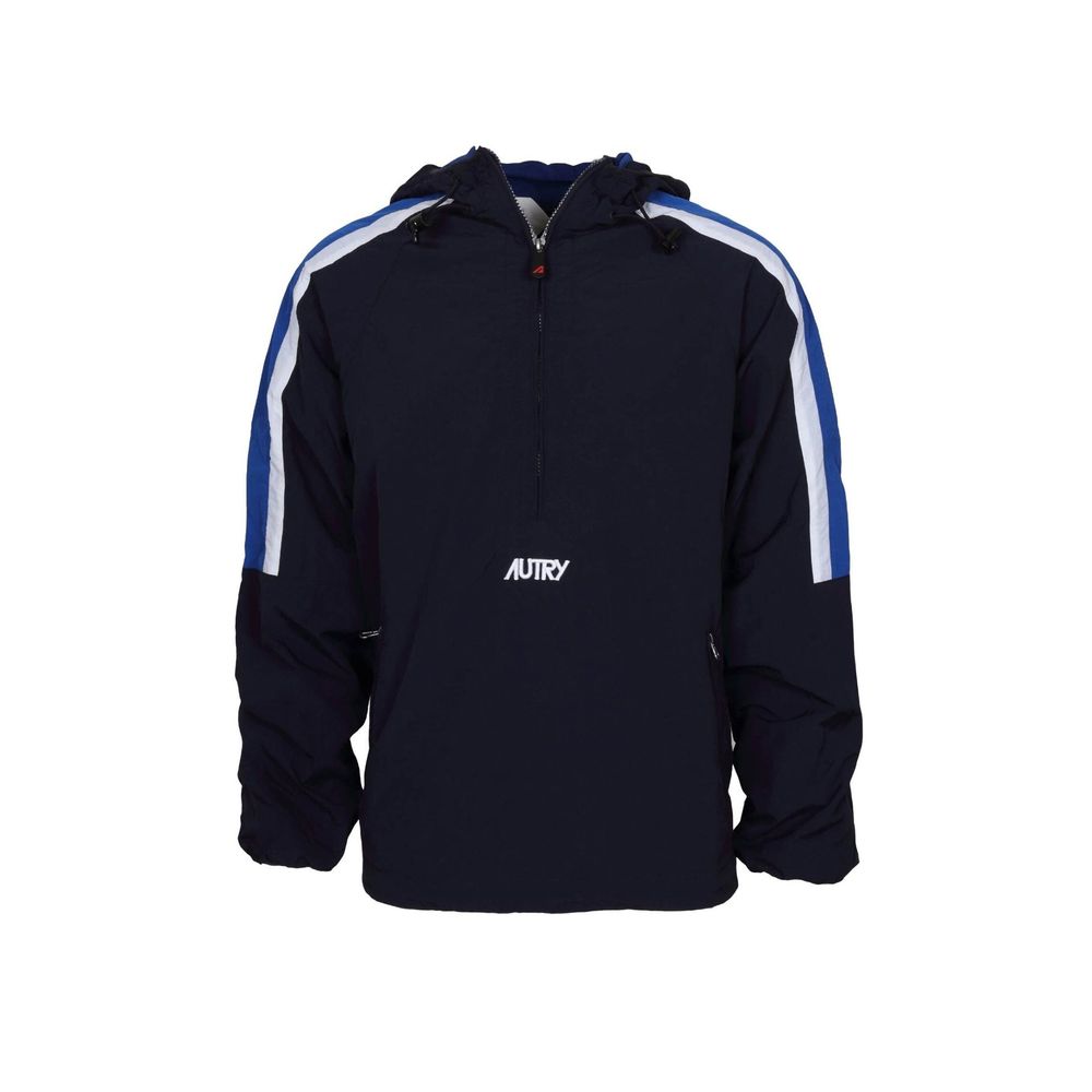 Autry Blue Nylon Shell Jacket - Stylish & Functional Outerwear