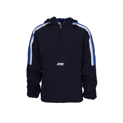 Veste extérieure en nylon bleu Autry