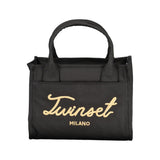 Twinset Black Cotton Handbag for Women - Stylish & Versatile