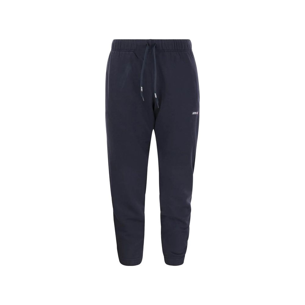 Autry Blue Cotton Joggers for Men - Comfortable Sportswear