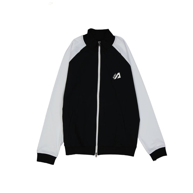 Autry Black Elastane Bomber Jacket for Men