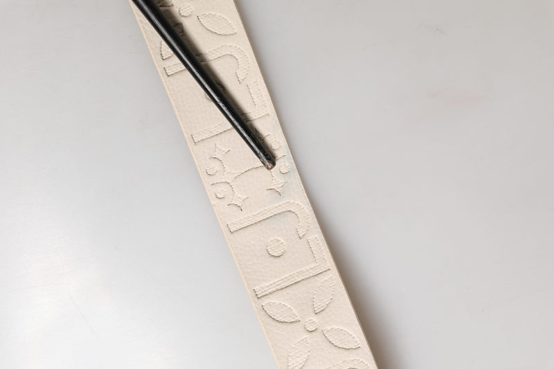 Liu Jo Beige Leather Wide Waist Belt with Silver Metal Buckle