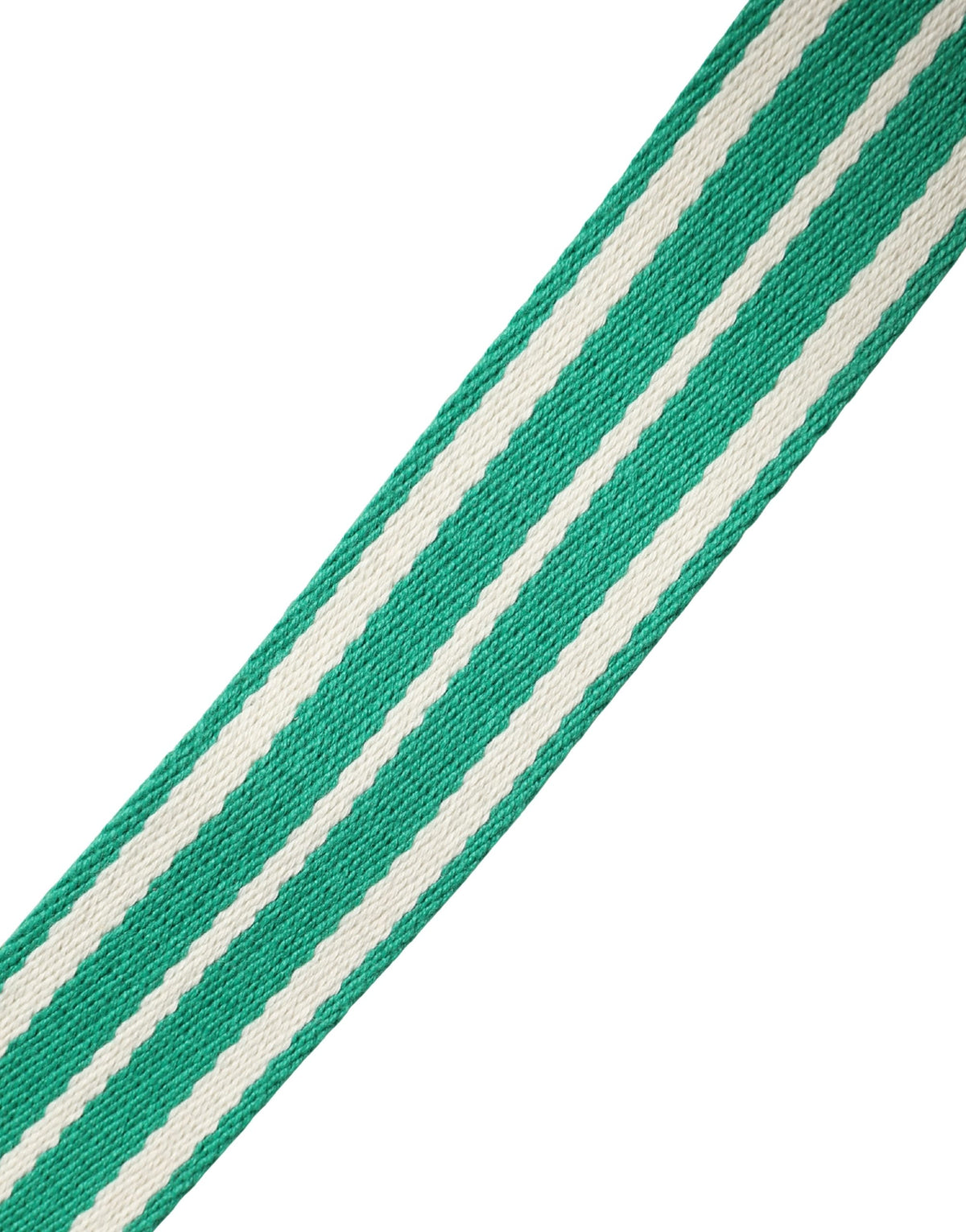 Red Valentino Ceinture en Toile à Rayures Blanches et Vertes