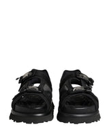 Dolce & Gabbana Black Logo Detailed Men’s Chunky Sandals
