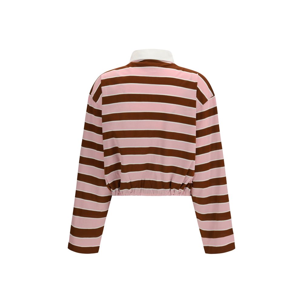 Prada Multicolor Cotton Long Sleeve T-Shirt for Women