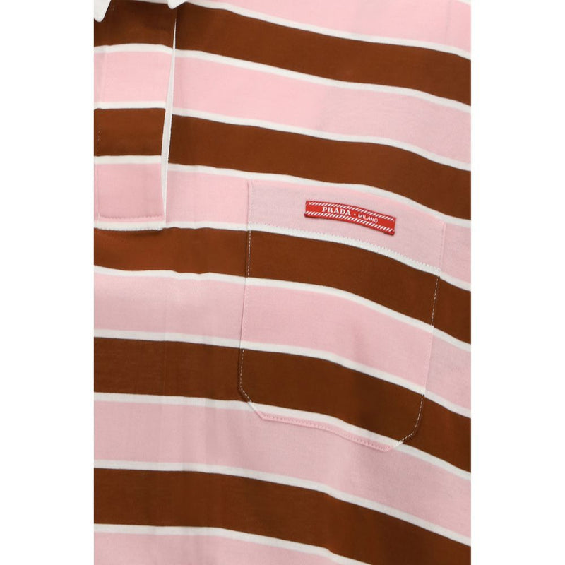 Prada Multicolor Cotton Sportswear Long Sleeve T-Shirt