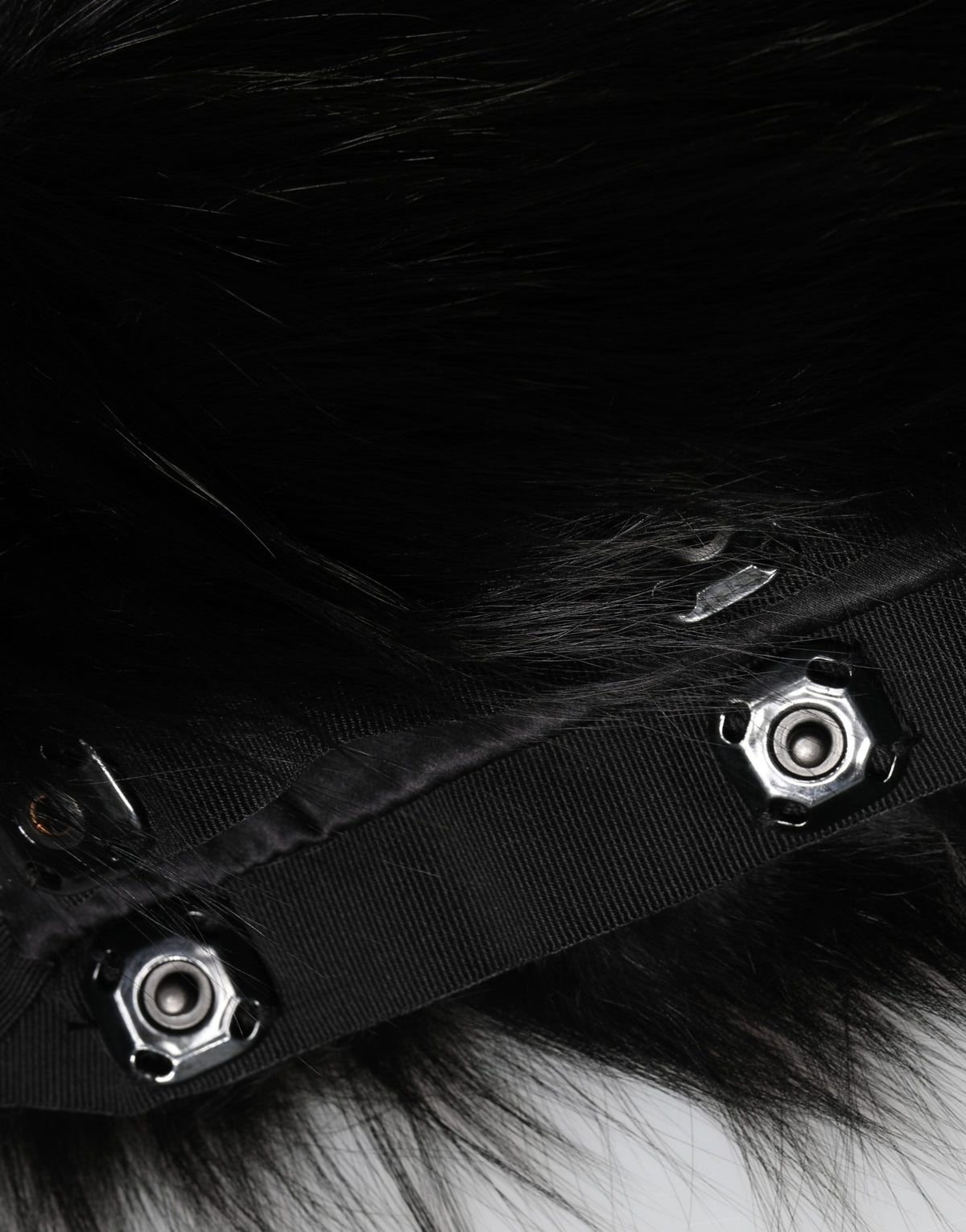 Dolce & Gabbana Black Fur Shoulder Wrap Scarf - Luxury Accessory