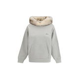 Prada Gray Cotton Sweatshirt with Shearling Lining