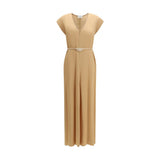 Forte_Forte Orange Viscose Kaftan Dress for Women