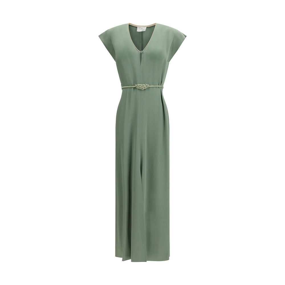 Forte_Forte Bicolor Viscose Casual Dress for Effortless Summer Style