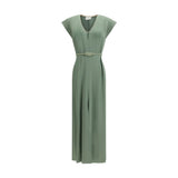 Forte_Forte Bicolor Viscose Casual Dress for Effortless Summer Style