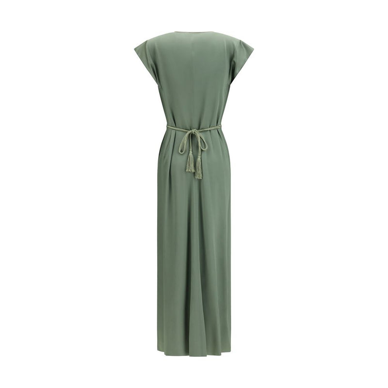 Forte_Forte Bicolor Viscose Casual Dress - Summer Elegance