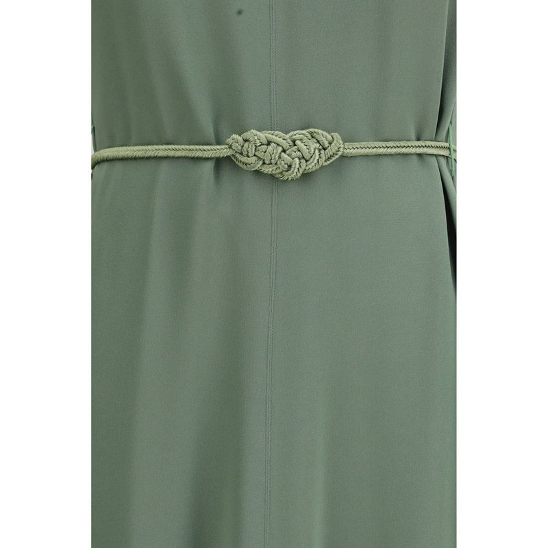 Forte_Forte Bicolor Viscose Casual Dress - Summer Elegance