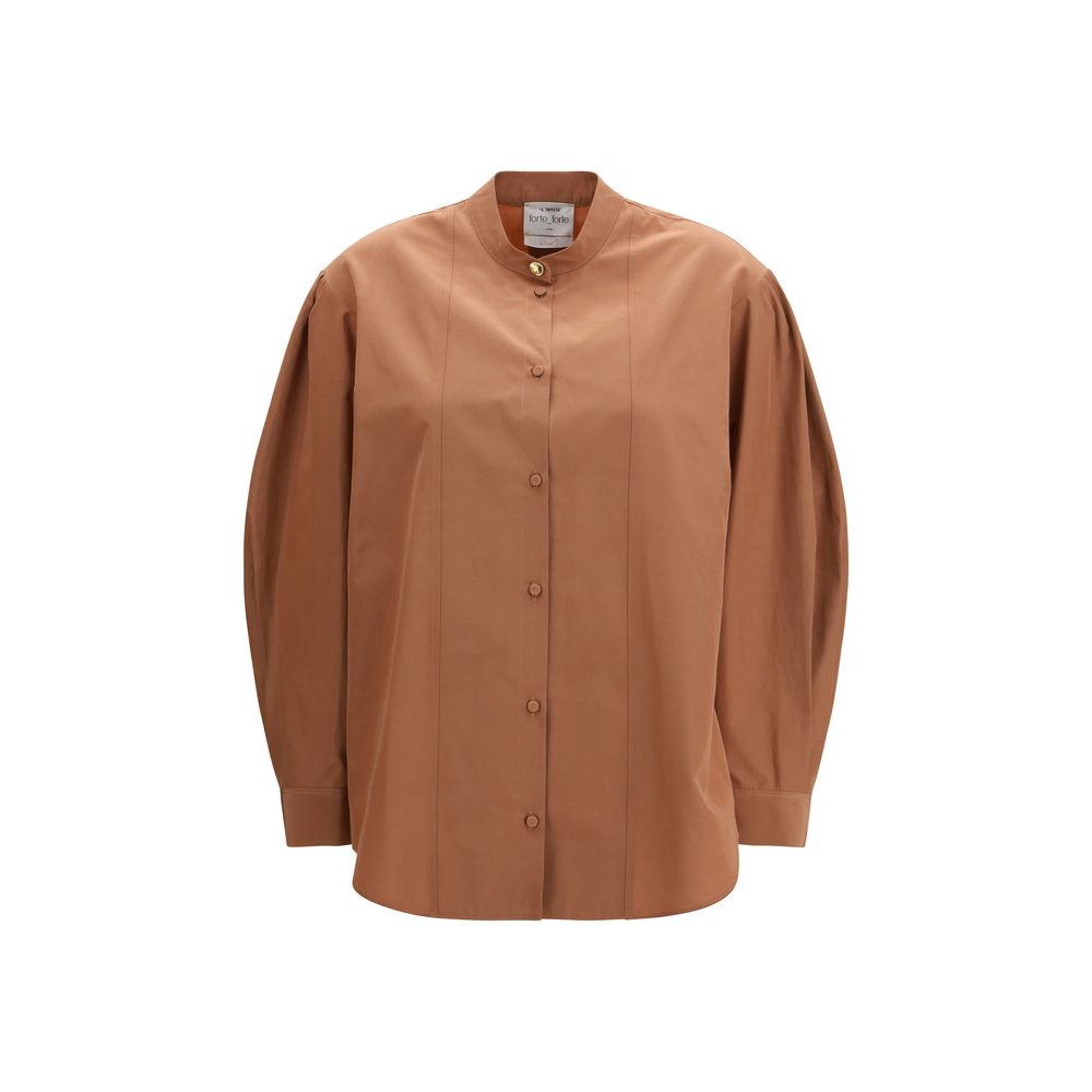 Forte_Forte Multicolor Oversized Polyester Shirt