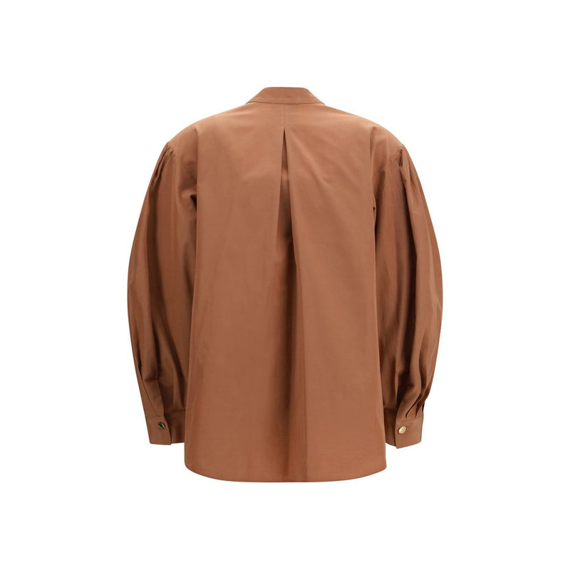 Forte_Forte Multicolor Oversized Polyester Shirt for Women