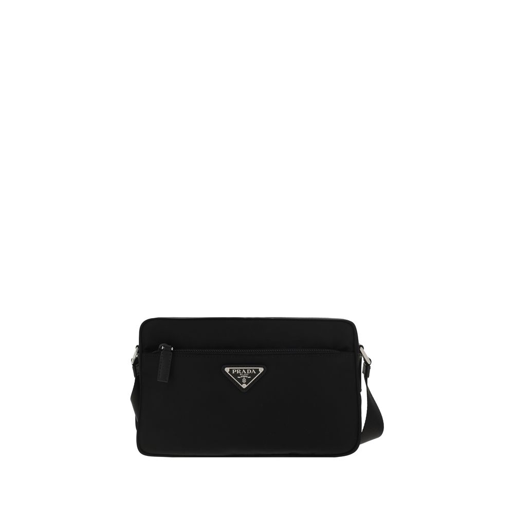 Sac bandoulière Prada en nylon noir