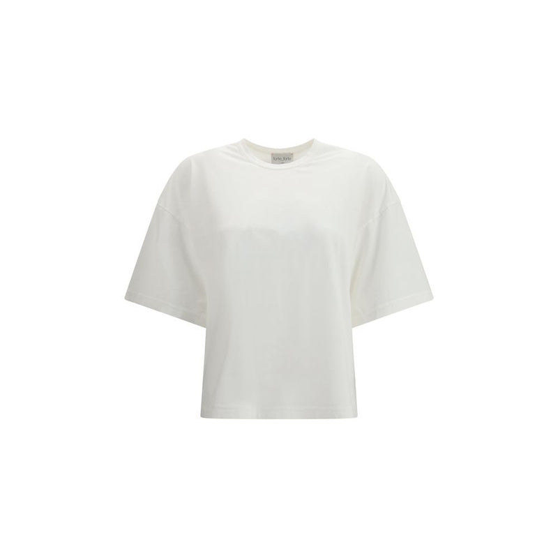 Forte_Forte White Organic Cotton Oversized T-Shirt