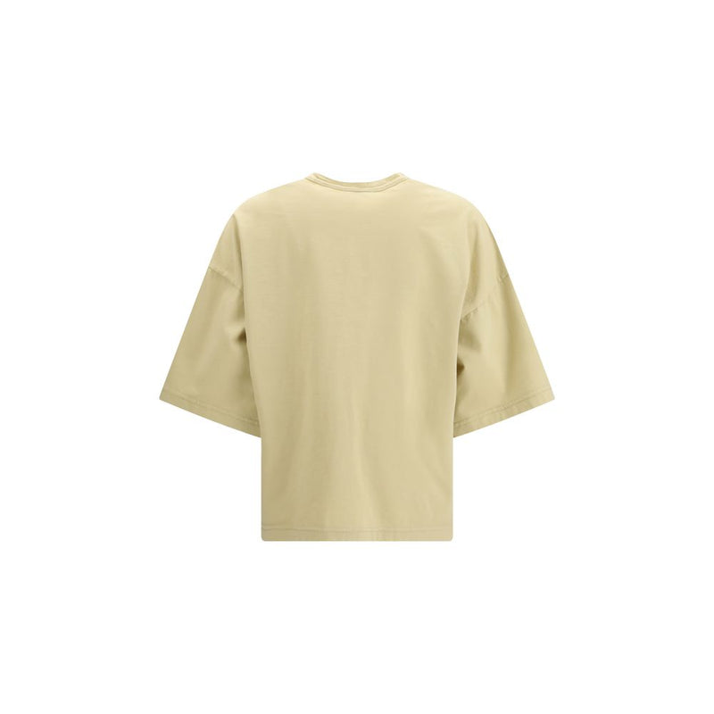 Forte_Forte Beige Oversized Cotton T-Shirt for Women