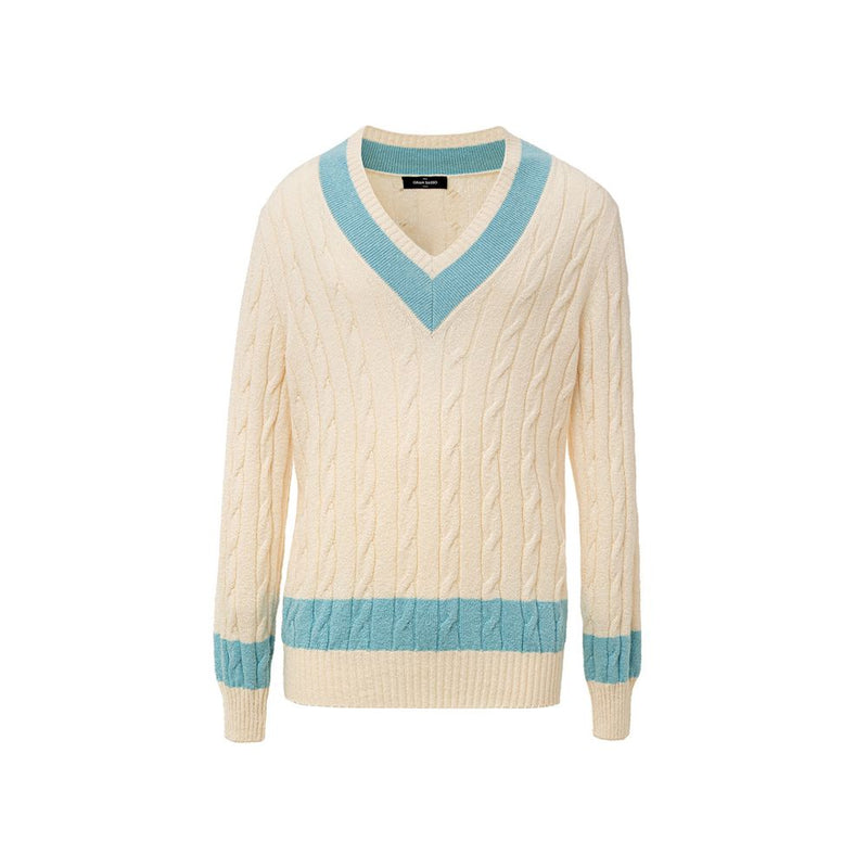 Gran Sasso Wit Katoenen Sweatshirt