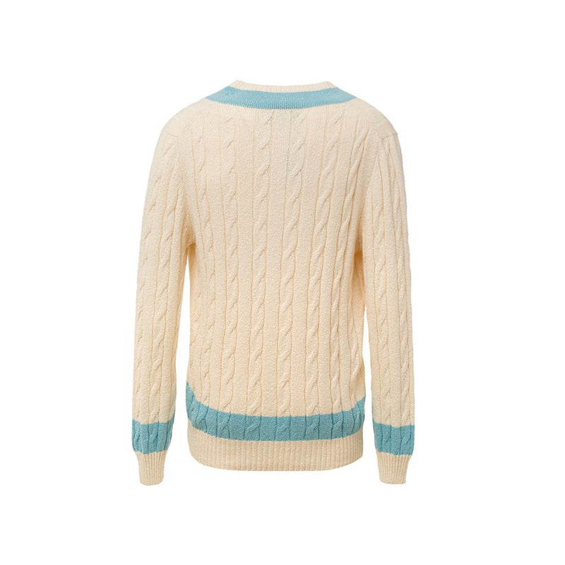 Gran Sasso Wit Katoenen Sweatshirt