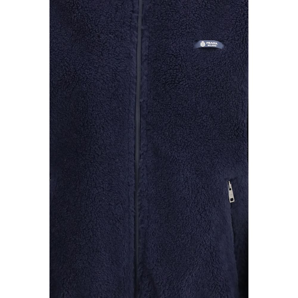 Prada Blue Polyamide Full-Length Jacket for Women