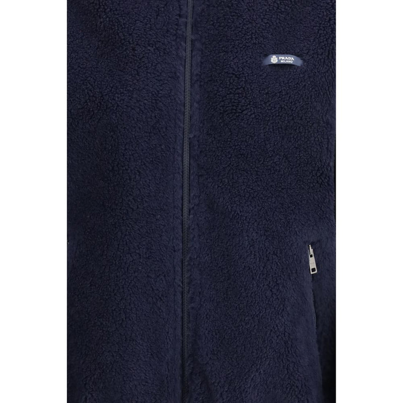 Prada Blue Polyamide Full-Length Jacket for Women