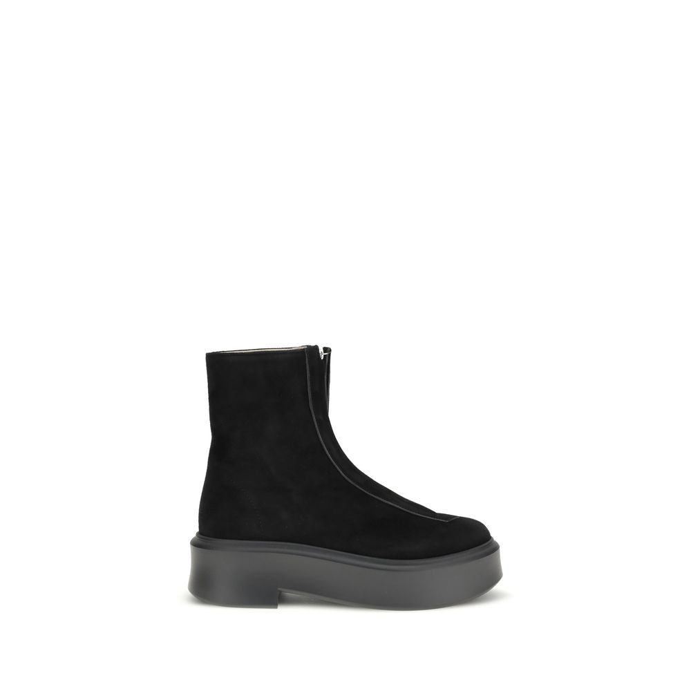 The Row Black Rubber Ankle Boots for Women - Stylish & Functional
