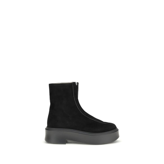 The Row Black Rubber Ankle Boots for Women - Stylish & Functional
