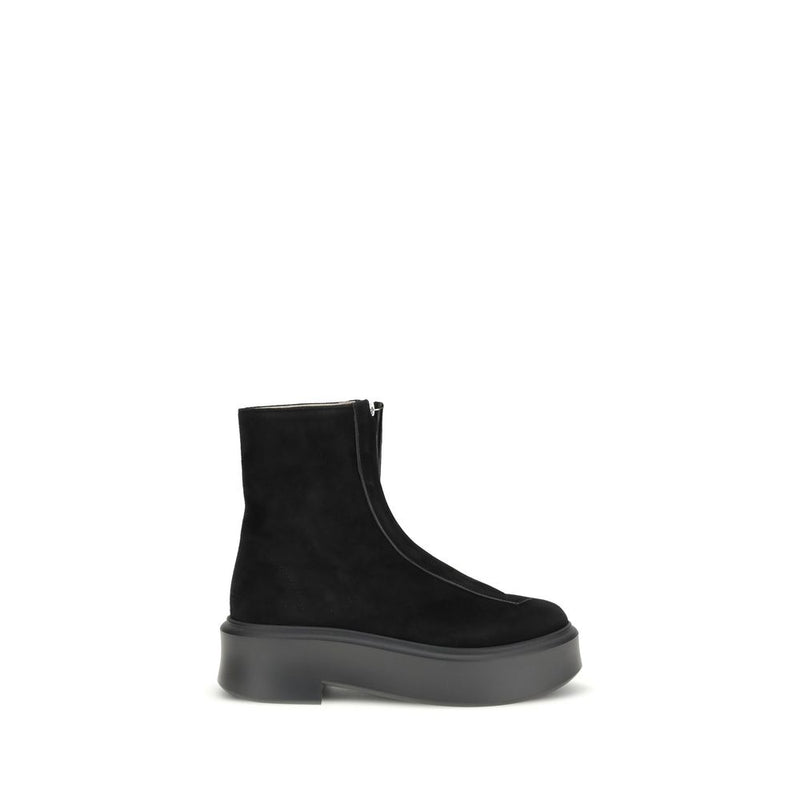 The Row Black Rubber Ankle Boots for Women - Stylish & Functional