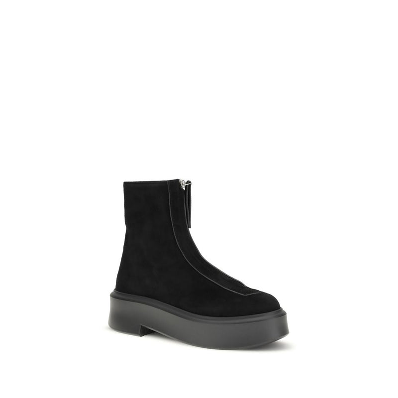 The Row Black Rubber Ankle Boots for Women - Stylish & Functional