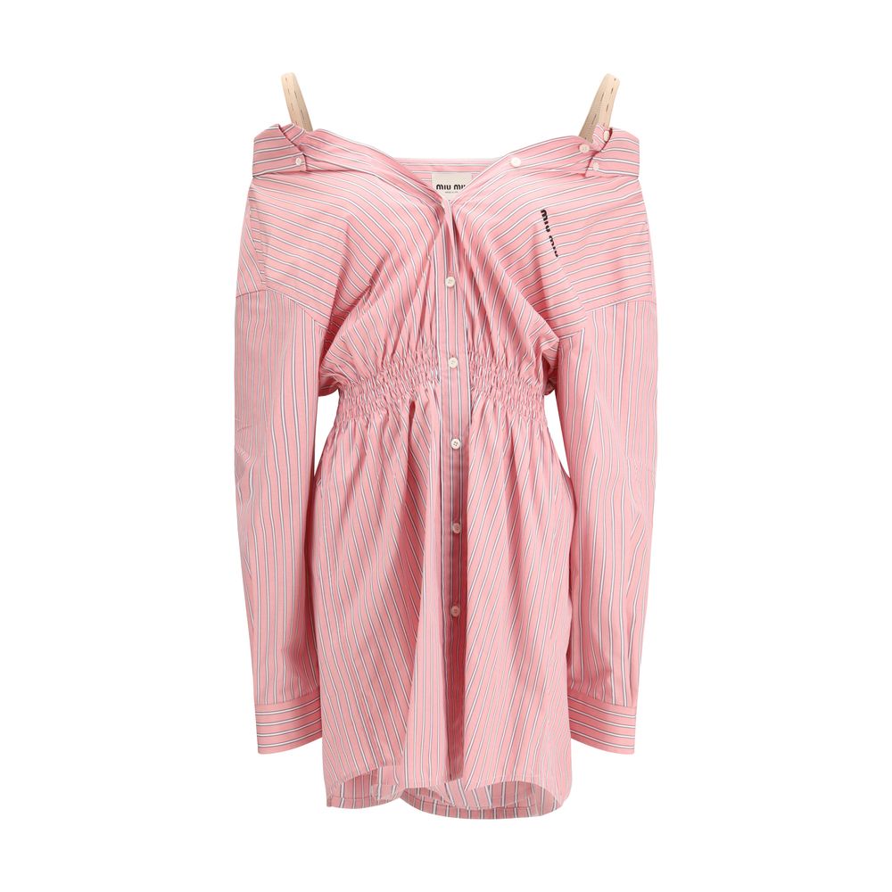 Miu Miu Multicolor Cotton Casual Dress for Women - IT40 | M