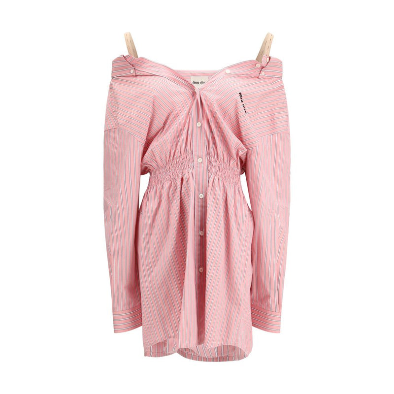 Miu Miu Multicolor Cotton Casual Dress for Women - IT40 | M