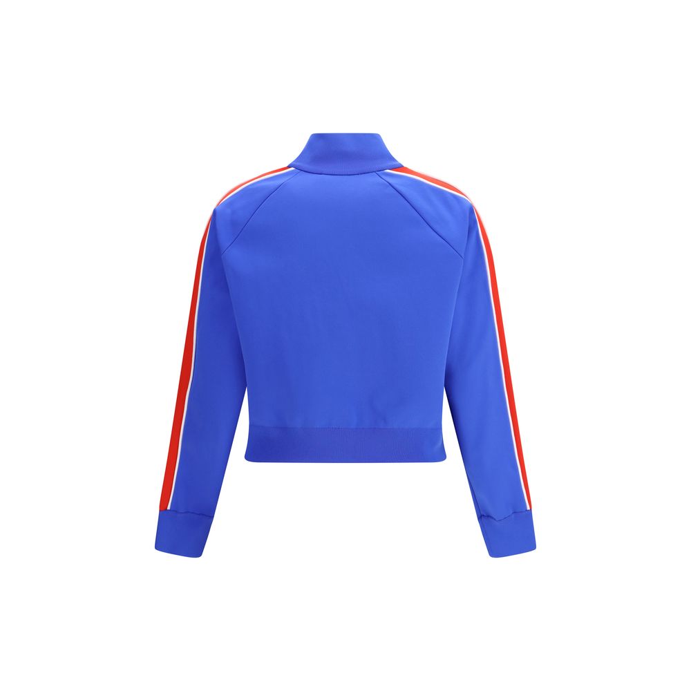 Miu Miu Blue Polyamide Sweatshirt for Women - Sporty Chic Style
