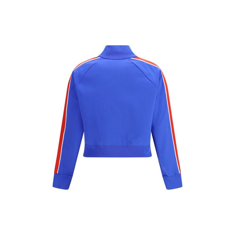 Miu Miu Blue Polyamide Sweatshirt for Women - Sporty Chic Style