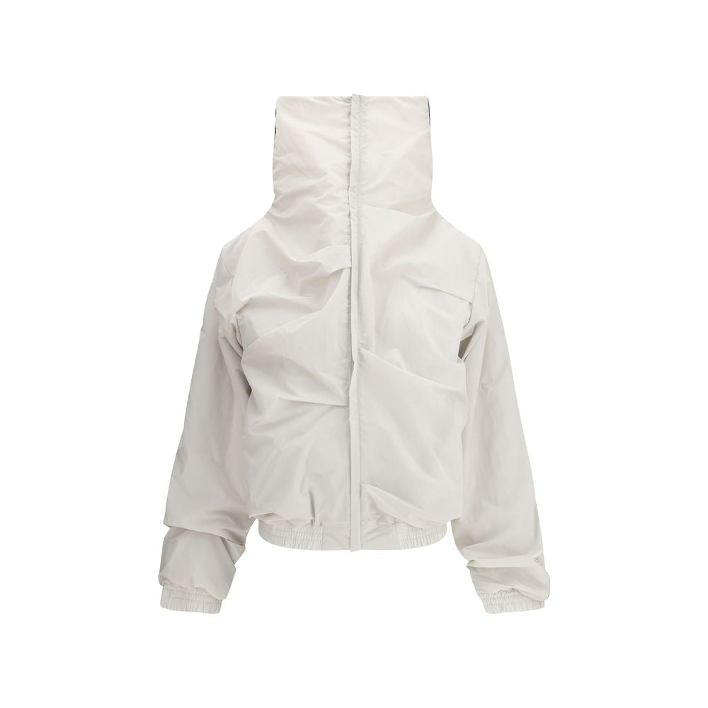 ALAINPAUL Gray Polyamide Full-Length Jacket for Women