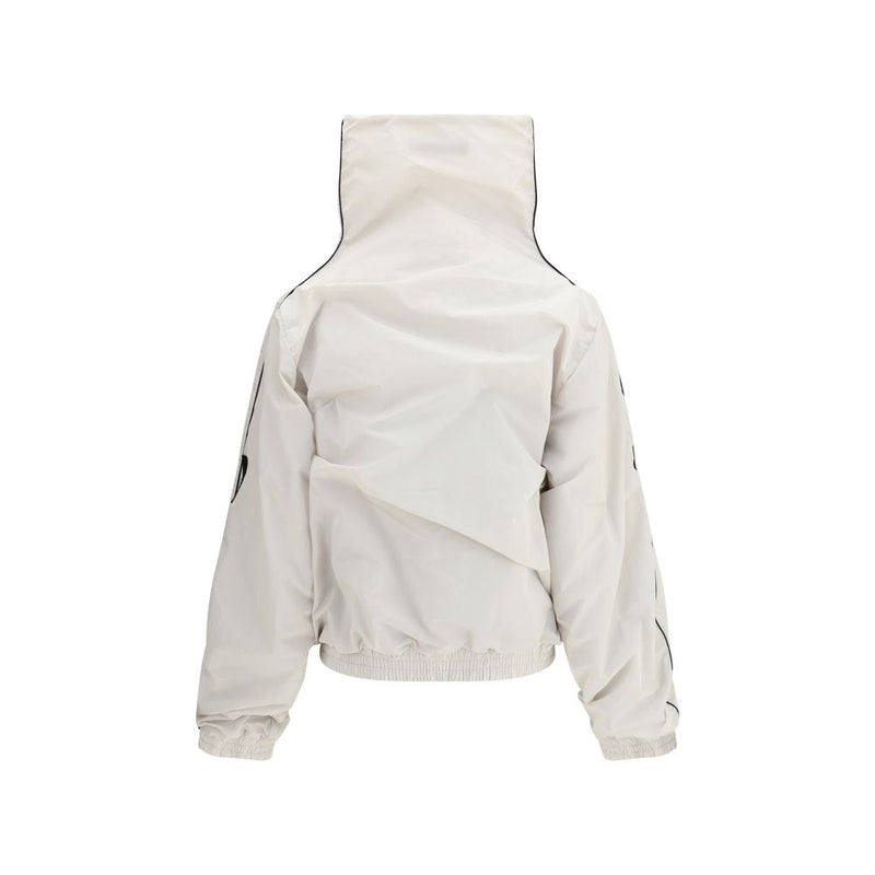 ALAINPAUL Gray Polyamide Full-Length Jacket for Women