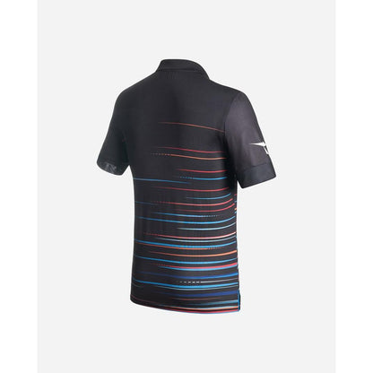 Diadora Zwart Polyester Poloshirt