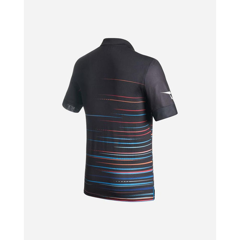 Diadora Black Polyester Polo Shirt - Stylish & Comfortable