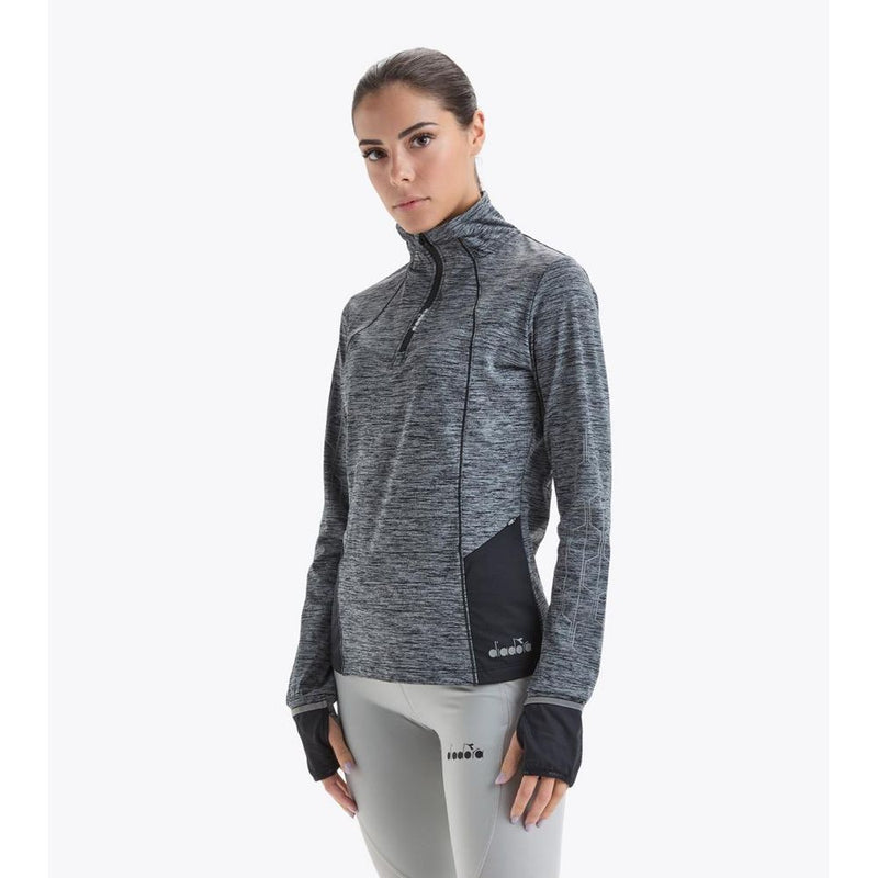 Diadora Black Polyester Sweatshirt for Women