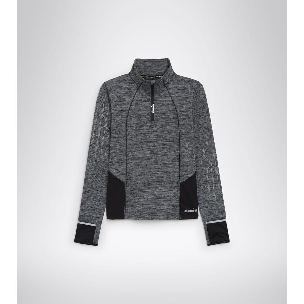 Diadora Black Polyester Sweatshirt for Women
