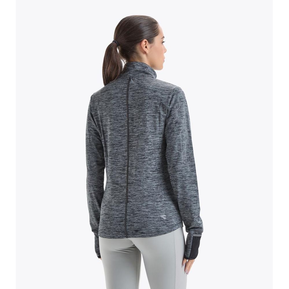 Diadora Black Polyester Sweatshirt for Women