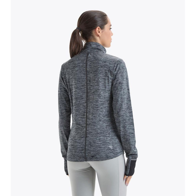 Diadora Black Polyester Sweatshirt for Women
